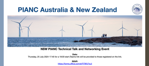 PIANC NSW Technical Seminar: Emerging Futures: Offshore wind, Onshore power, Compressed hydrogen