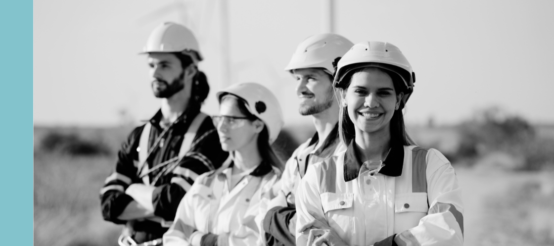 Energy workers mixed gender