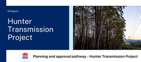 Planning and approval pathway - Hunter Transmission Project